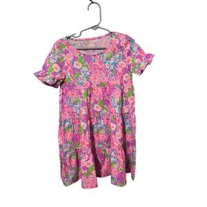 Lilly Pulitzer Pink Floral Kids Dress
